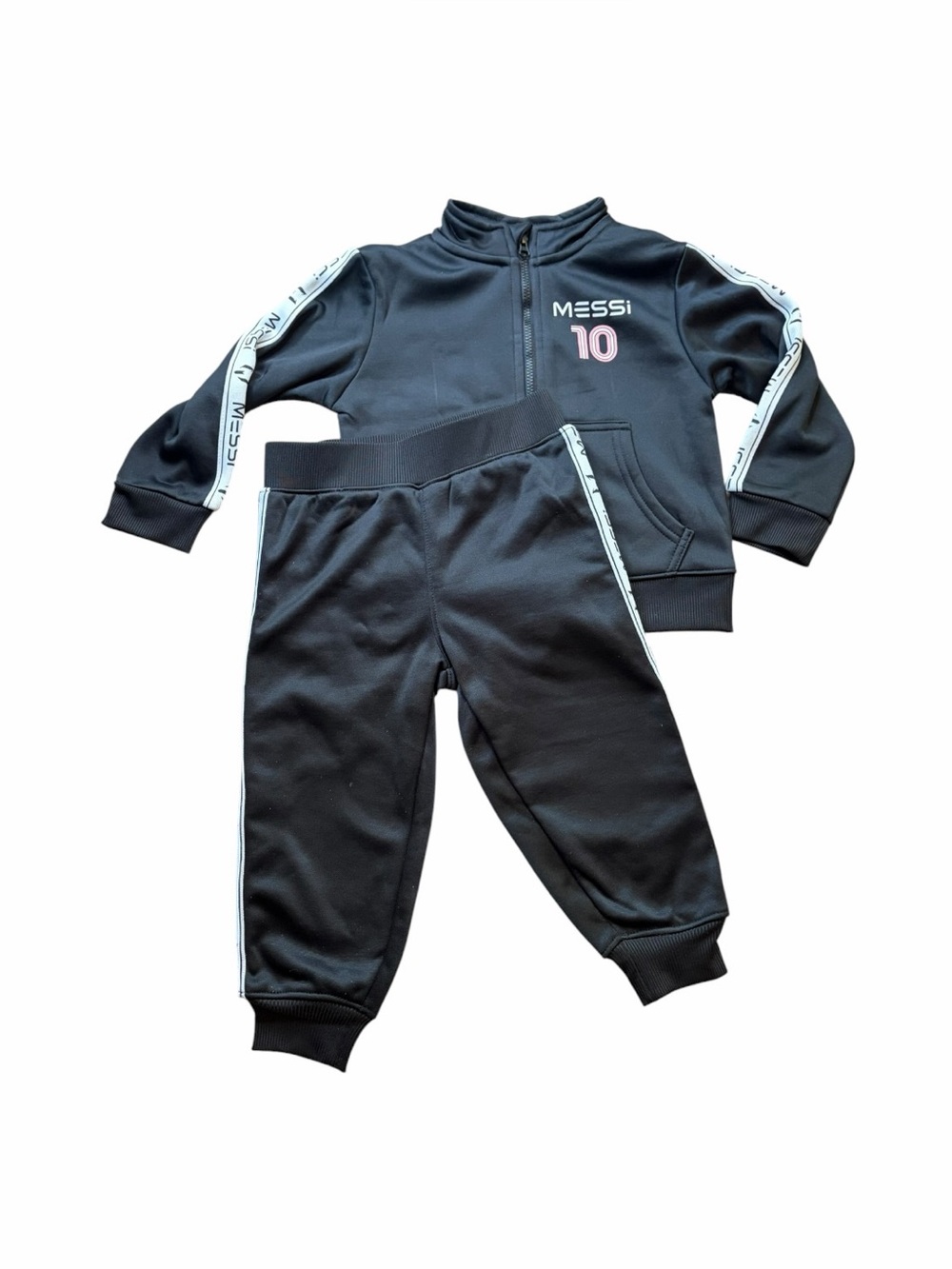 Lionel Messi 10 Kid’s Soccer Black Tracksuit Size 24 Months
